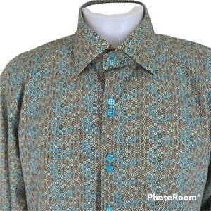 Jared Lang Casual Long Sleeve Button Up Shirt